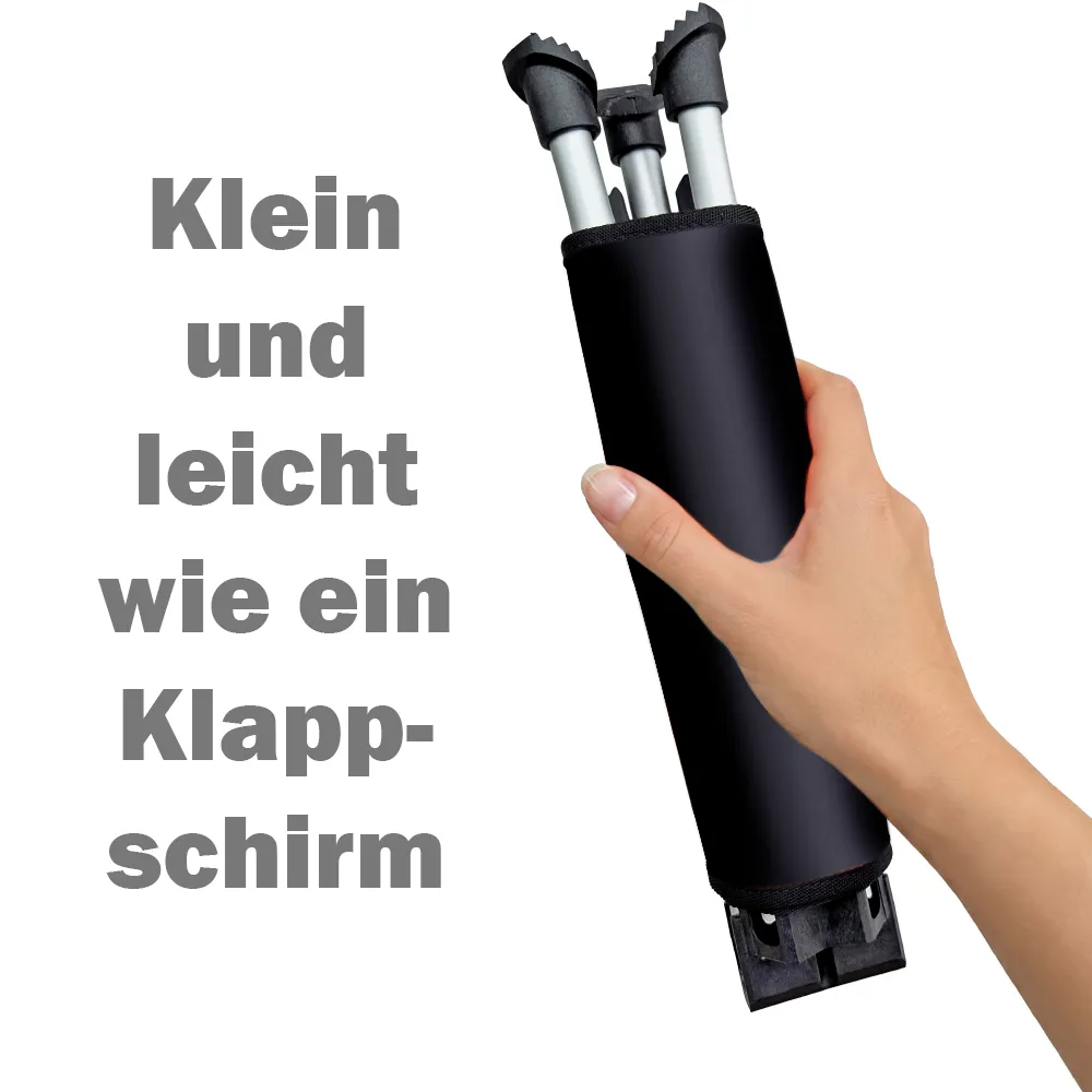 Hand mit Hocker Schwarz