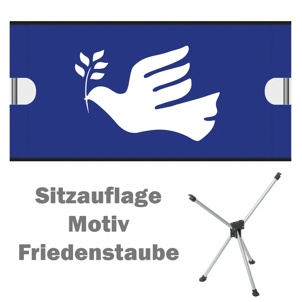 Sitzauflage Friedenstaube