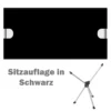Sitzauflage Schwarz